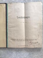 László Maléter's lesson book 1890 Pécs
