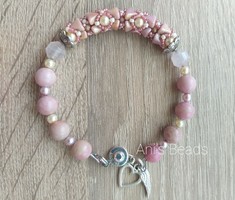 A wonderful rhodonite bracelet