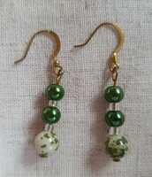Pearl earrings handmade jewelry