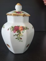 Royal albert old country roses tea herb holder/container