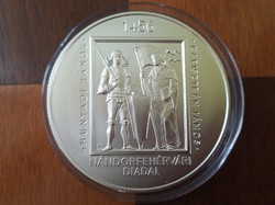 Nándorfehérvár victory Hunyadi capistran 5000 HUF silver coin 2006 bu