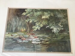 1930-as évek  Gerhardtné jelzéssel  akvarell, papír