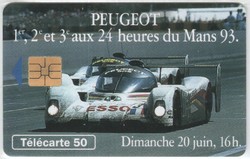 Külföldi telefonkártya 0502  Francia    1993
