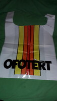 Old social real commercial ofotér advertising bag for collectors 35 x 34 cm according to the pictures