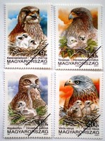 M4154-7 / 1992 birds xiii. - Nature and environmental protection stamp line postal clean sample stamps