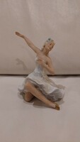 Antik Unterweissbach / Wallendorf porcelán balerina szobor – Táncoló lány