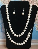 Freshwater cultured pearl set!