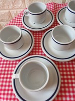 Alföldi blue striped coffee set