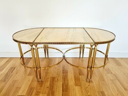 Rare vintage marble cocktail table set