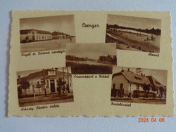 Old Weinstock postmark postcard: csenger