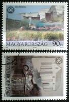 M4824-5 / 2006 world heritages in Hungary stamp set postal clear sample stamps