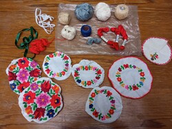 Yarn-thread-embroidery-a little craft •cutting sewing embroidery