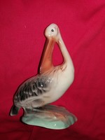 Vintage katzhütte porcelain spoon heron figure in rare and beautiful condition 22 cm according to the pictures