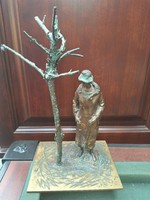 Trischler Ferenc     Ősz  cìmű bronz szobor