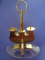 Mária Magyarcsák industrial artist copper candle holder