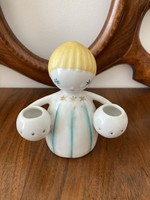 Aquincum porcelain angel, candle holder