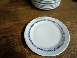 Passenger cake and dessert plate, porcelain retro plates with logo