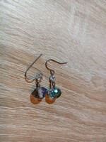 Iridescent crystal earrings