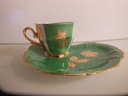 Coffee set - hb wien - manual gilding - cup - 2 dl - saucer - 19 x 16 cm - perfect