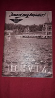 1957. Get to know your country! Hévíz black and white (sepia) publication book cover according to the pictures