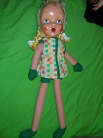 Old nszk masé - textile lens lens doll in rare, beautiful condition 55 cm according to the pictures