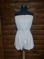 New look pink (lighter in the picture) strapless short overall playsuit
