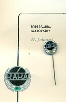 National Guard badge: rába mvg Győr