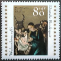 N1267 / Germany 1985 Christmas stamp postal clear