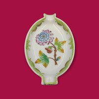 Herend porcelain Victorian patterned ashtray