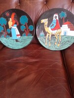 Pair of oriental wall plates!