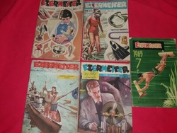 1960 - 65..EZERMESTER barkács hobby havilap 2 - 5 -7 - 10. szám + 65 /7, 5db EGYBEN a képek szerint