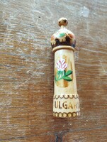 Bulgarian rose oil in a holder