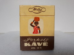 Retro 1961 roasted coffee paper box