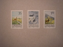 Liechtenstein - fauna, wwf, animals 1986
