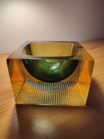 Flavio poli sommerso murano glass ashtray