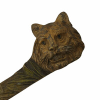 Vienna bronze leaf cutter - lion's head - m00783