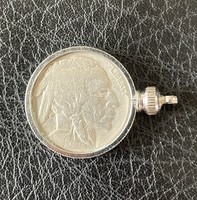 Buffalo nickel 5 cent usa coin pendant