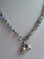 Labradorite necklace with 925 silver.