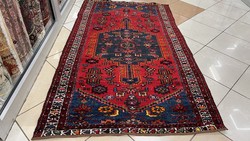 3607 Iráni Hamadan kézi gyapjú perzsa szőnyeg 110X195CM INGYEN FUTÁR