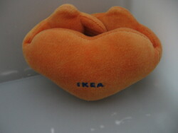 Ikea huggable orange plush heart