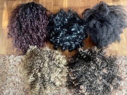 5 Extra curly curly afro wig hair extensions