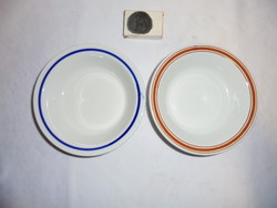 Két darab Alföldi porcelán kompótos tálka - együtt