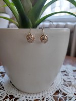 Handmade gold earrings