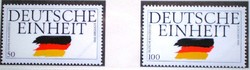 N1477-8 / Germany 1990 Reunification of Germany set of stamps