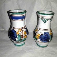 Habán bokály folk-style ceramic spout/vase - even in pairs