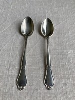 2 Danish silver mocha spoons