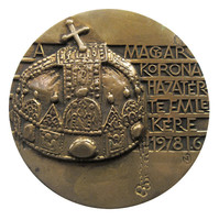 János István Nagy: in memory of the return of the Hungarian crown in 1978 6.