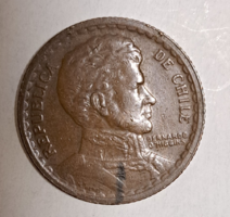 1943. Chile 1 Peso (1659)
