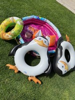 Children's inflatables, floats, pool, 6 pcs together