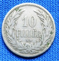 10 Filér 1892 approx